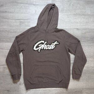 Ghost Lifestyle Sportiqe Energy Drink Brown Pullover Hoodie Sweatshirt Sz Large